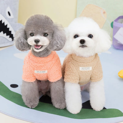 Soft Fleece Dog Jumper with D-Ring