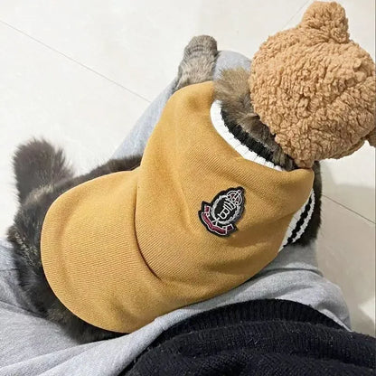 Preppy Knit Cat Sweater – Soft Pullover in 3 Colours
