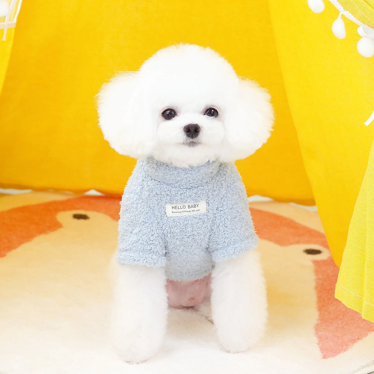 Soft Fleece Dog Jumper with D-Ring