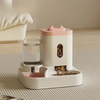 Automatic Feeder With Water Dispenser