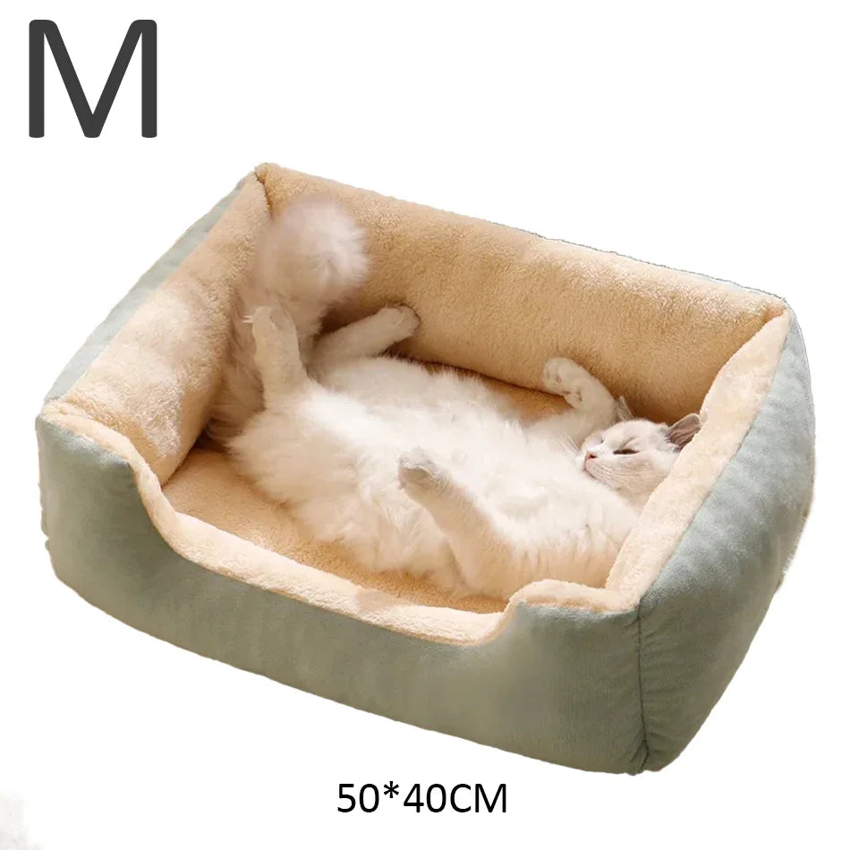 Ultra-Plush Cat Sofa Bed – Multiple Sizes & Colours