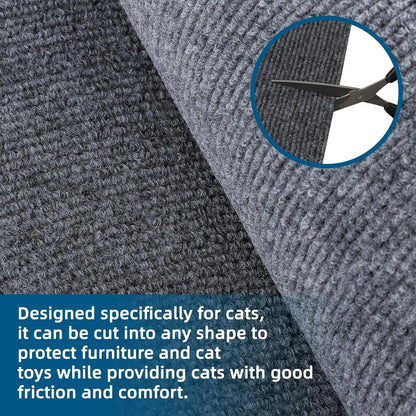 Customisable Cat Scratch Mat – Furniture Protector (Multiple Colours & Sizes)