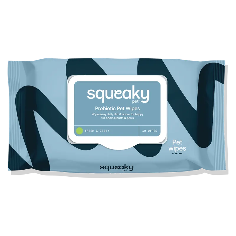 Squeaky Probiotic Pet Wipes - Multiple Variants