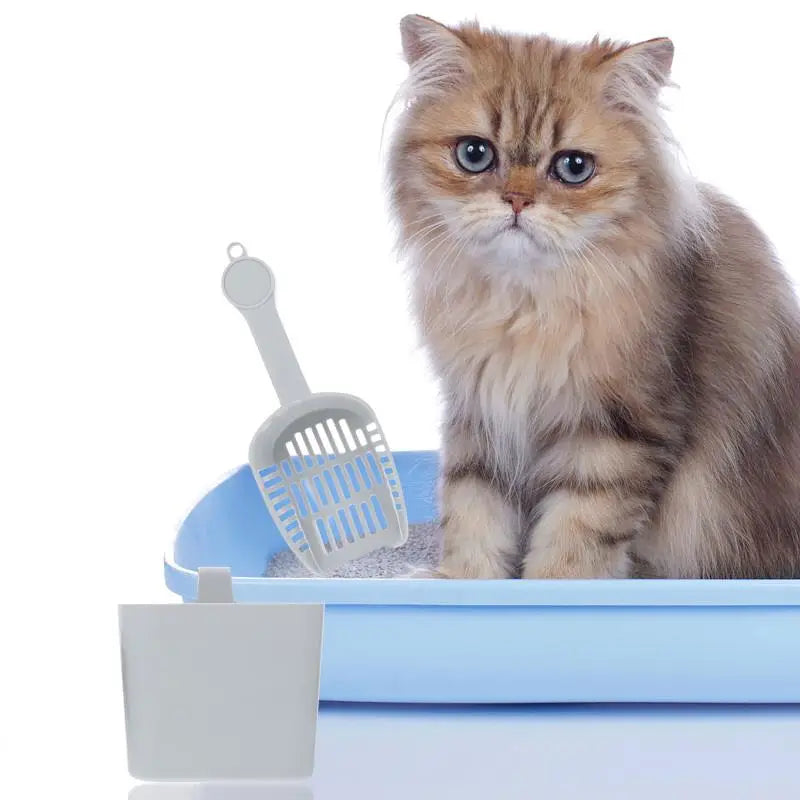 Cat Litter - 2Pc Cat Litter Scoop Sifter with Deep Tray