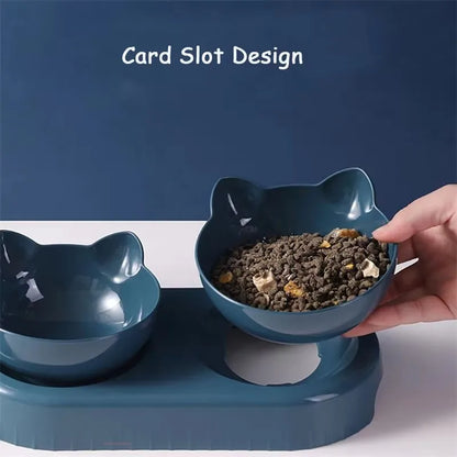 3-in-1 Cat Feeding Station – Food, Snack & Water Bowls with 500ml Auto Refill