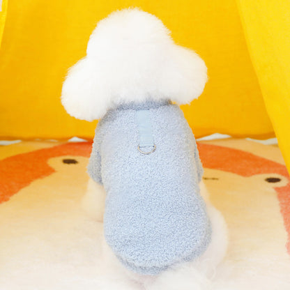 Soft Fleece Dog Jumper with D-Ring