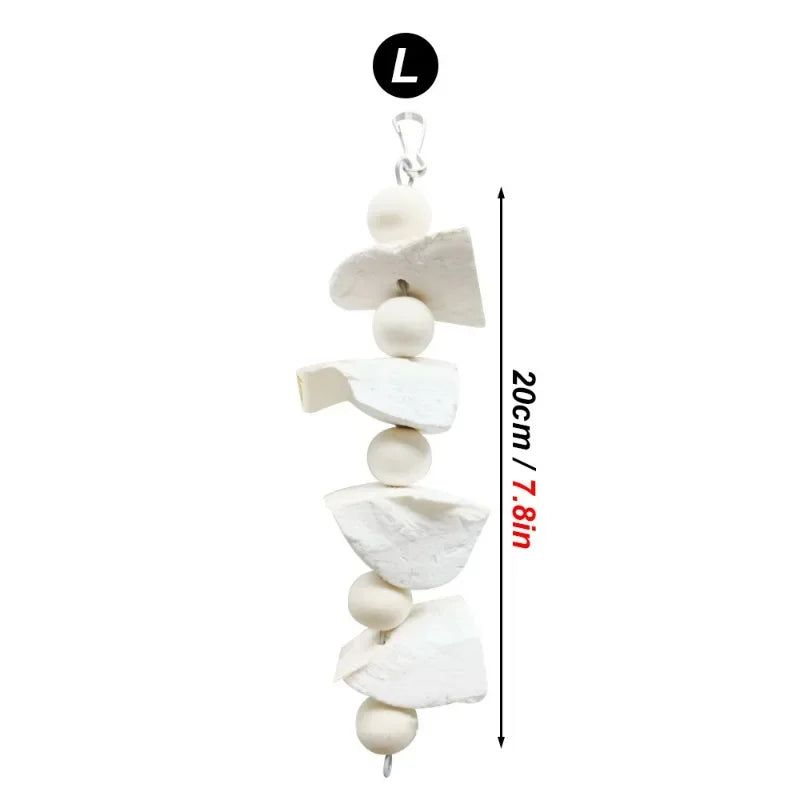 Natural Calcium Chew Toy for Birds