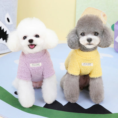 Soft Fleece Dog Jumper with D-Ring