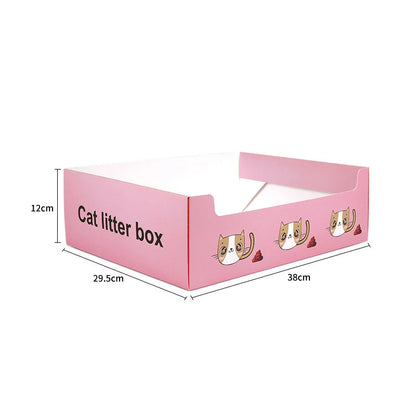 Cat Litter Box - Foldable Disposable