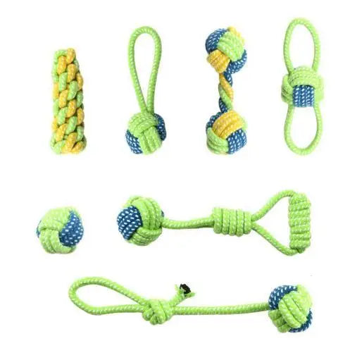 Durable Rope Dog Toy Collection – Tug, Chew & Fetch (7 Styles)