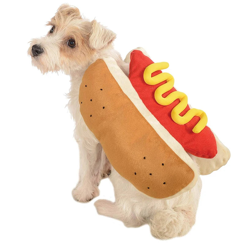 Dog Hot Dog Costume – Funny Pet Outfit