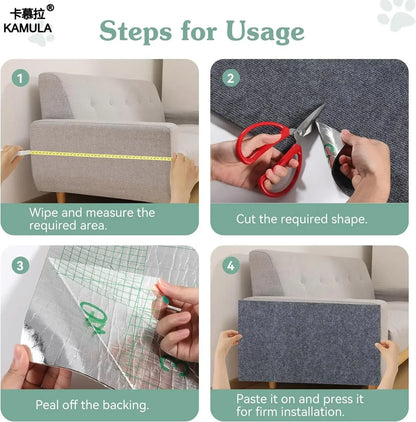 Customisable Cat Scratch Mat – Furniture Protector (Multiple Colours & Sizes)