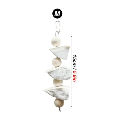 Natural Calcium Chew Toy for Birds