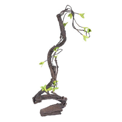 Artificial Jungle Vines with Leaves – Bendable Climbing Décor for Reptile Enclosures