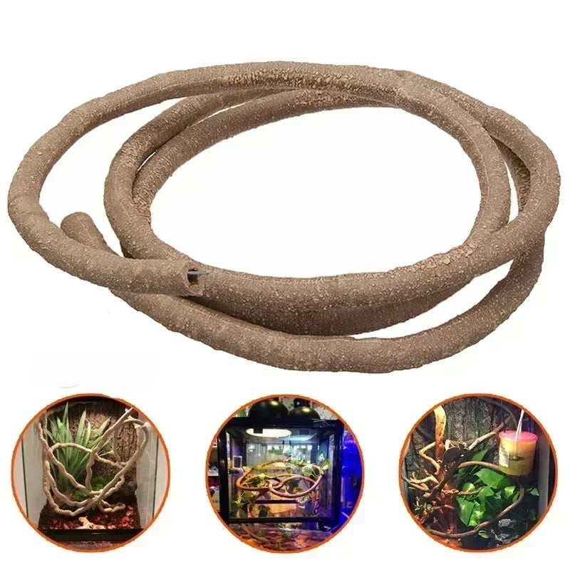 Bendable Reptile Vine – Large Flexible Jungle Climber for Terrariums
