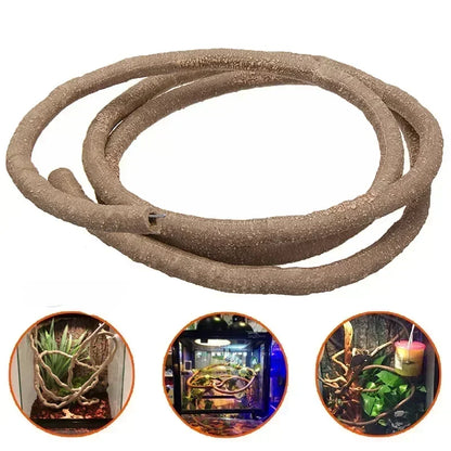 Bendable Reptile Vine – Large Flexible Jungle Climber for Terrariums
