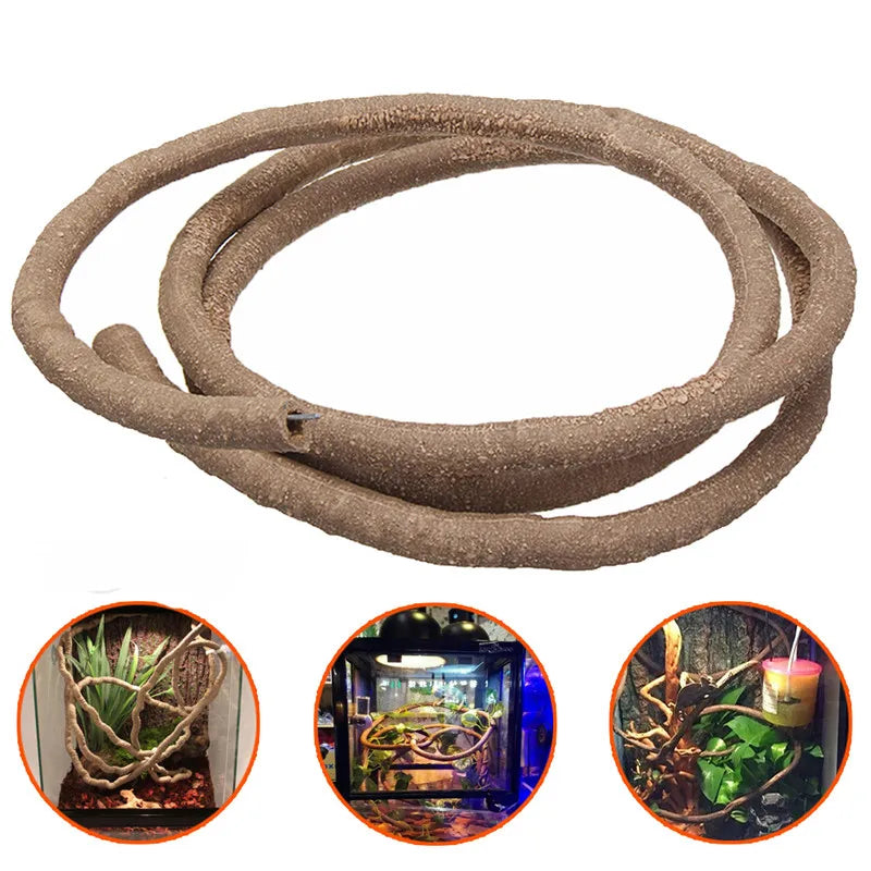 Bendable Reptile Vine – Large Flexible Jungle Climber for Terrariums