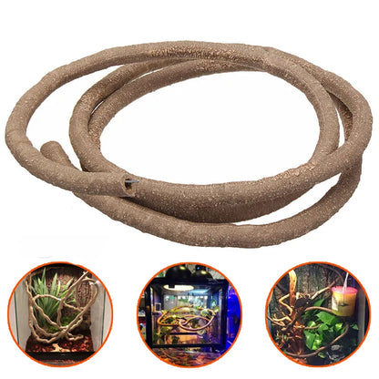 Bendable Reptile Vine – Large Flexible Jungle Climber for Terrariums