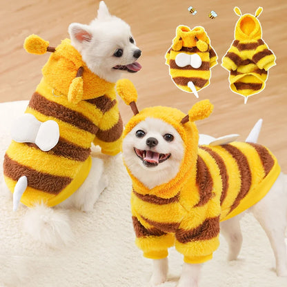 Yellow Bee Costume – Warm Flannel Outfit