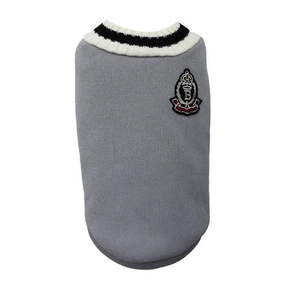 Preppy Knit Cat Sweater – Soft Pullover in 3 Colours