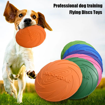 Dog-O-Soar Flying Disc – 22cm Soft Rubber Dog Frisbee