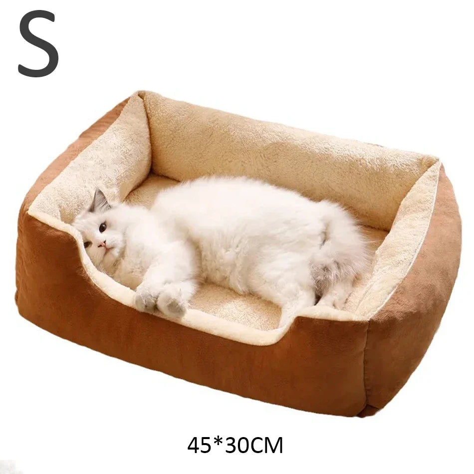 Ultra-Plush Cat Sofa Bed – Multiple Sizes & Colours