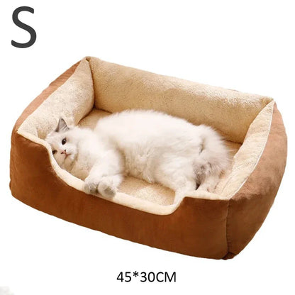 Ultra-Plush Cat Sofa Bed – Multiple Sizes & Colours