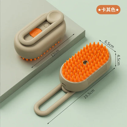 Grooming & Massage Brush with Spray