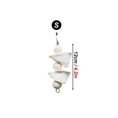 Natural Calcium Chew Toy for Birds