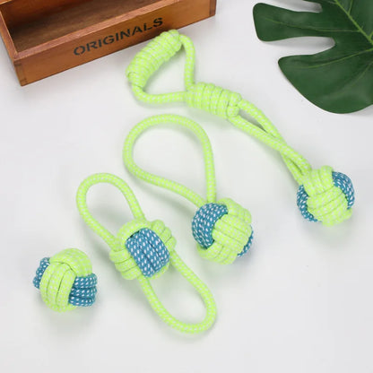 Durable Rope Dog Toy Collection – Tug, Chew & Fetch (7 Styles)
