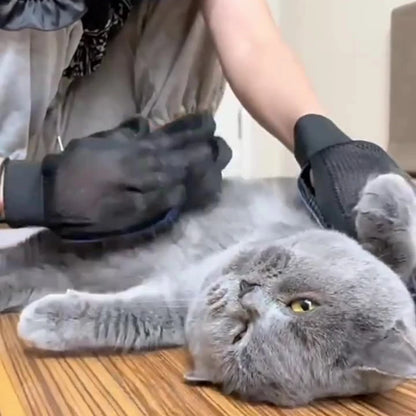 Pet Grooming Glove – Deshedding Massage Glove for Cats