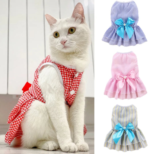 Pet Clothes - Multi variant Cat Dresses