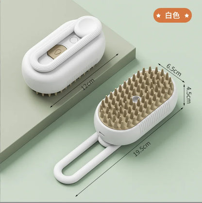 Grooming & Massage Brush with Spray