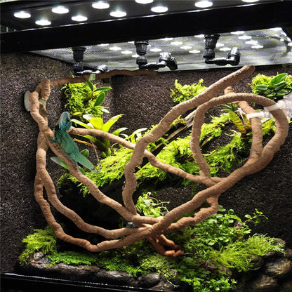 Bendable Reptile Vine – Large Flexible Jungle Climber for Terrariums