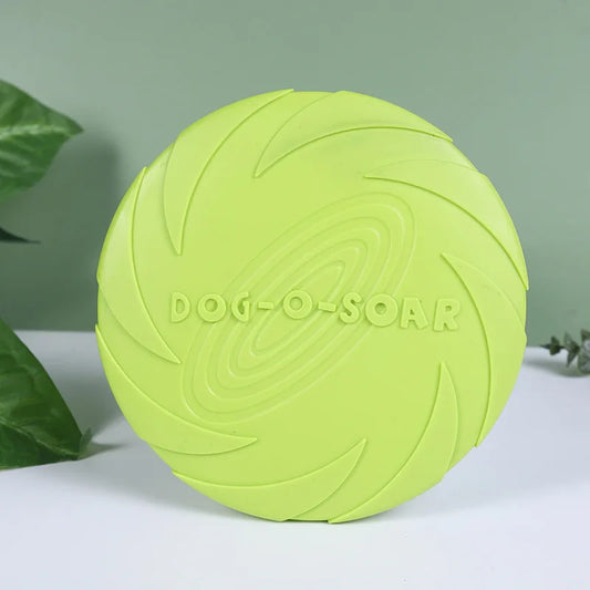 Dog-O-Soar Flying Disc – 22cm Soft Rubber Dog Frisbee