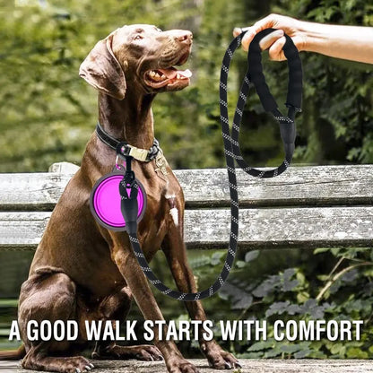 Heavy-Duty Reflective Dog Leash with Padded Handle