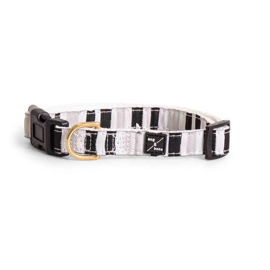 Hemp Dog Collar – Pebble Black