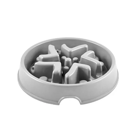 Slow Dog Feeder Bowl – Eco Bamboo Fibre Anti-Gulp Dog Bowl