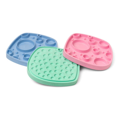 West Paw Feast Mat – Slow Feeder & Lick Mat (Bubbles/Waves)