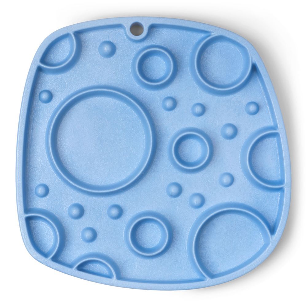 West Paw Feast Mat – Slow Feeder & Lick Mat (Bubbles/Waves)