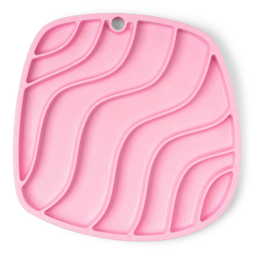West Paw Feast Mat – Slow Feeder & Lick Mat (Bubbles/Waves)