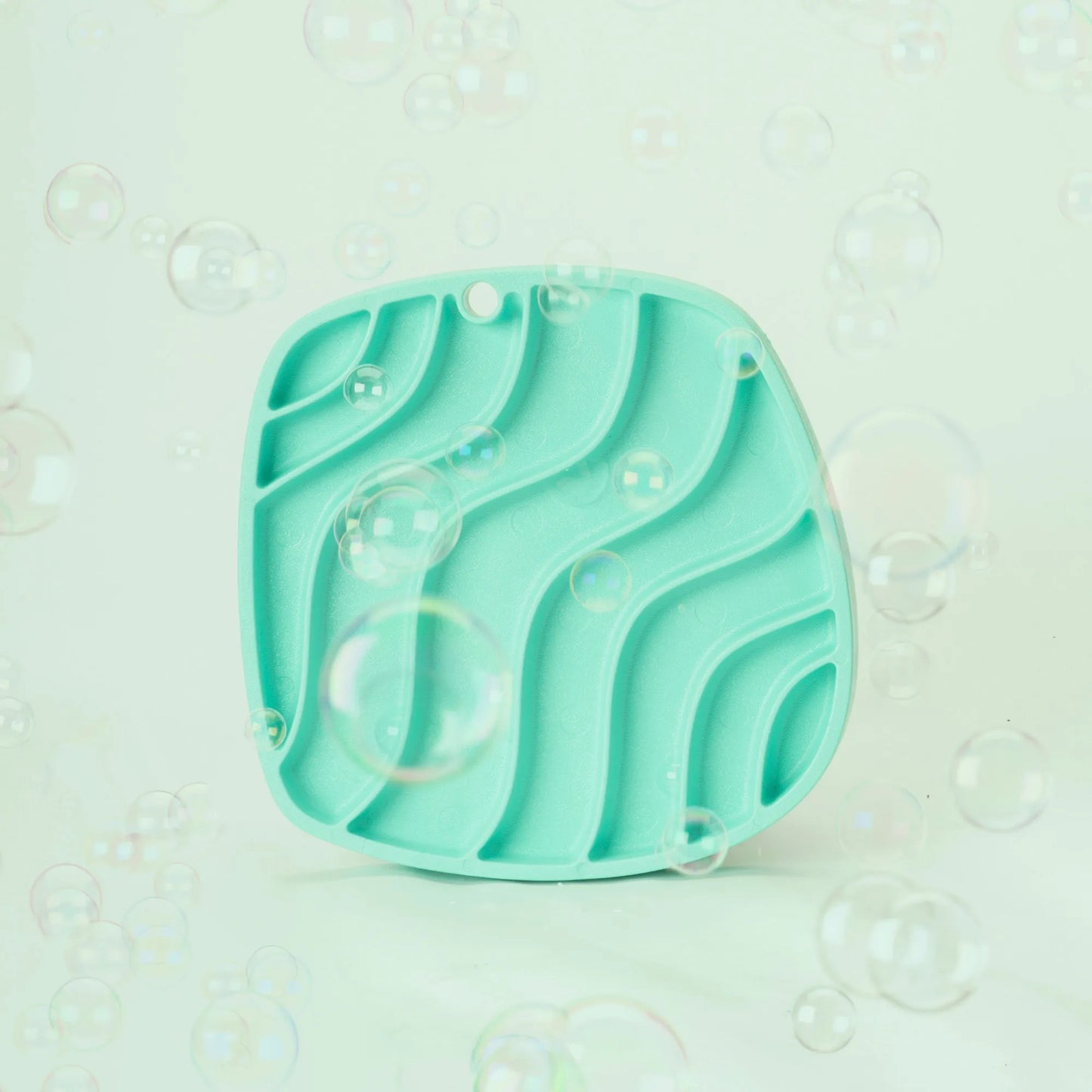 West Paw Feast Mat – Slow Feeder & Lick Mat (Bubbles/Waves)