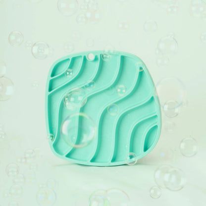 West Paw Feast Mat – Slow Feeder & Lick Mat (Bubbles/Waves)