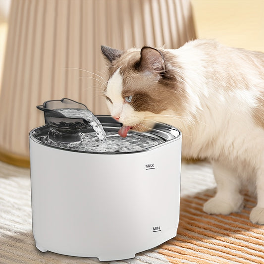 2.2L Cat Water Fountain with Filters – Quiet Circulating Hydration System