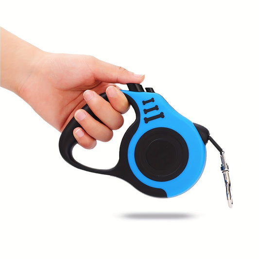 5M Retractable Dog Leash with Anti-Slip Handle – For Small & Medium Pets