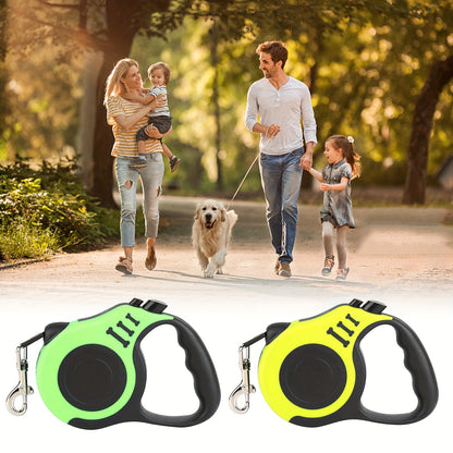 5M Retractable Dog Leash with Anti-Slip Handle – For Small & Medium Pets