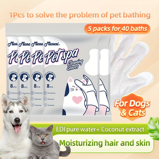 Mioszzi Pet Spa Cleaning Gloves
