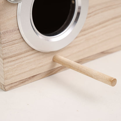 Natural Wooden Bird Nesting Box