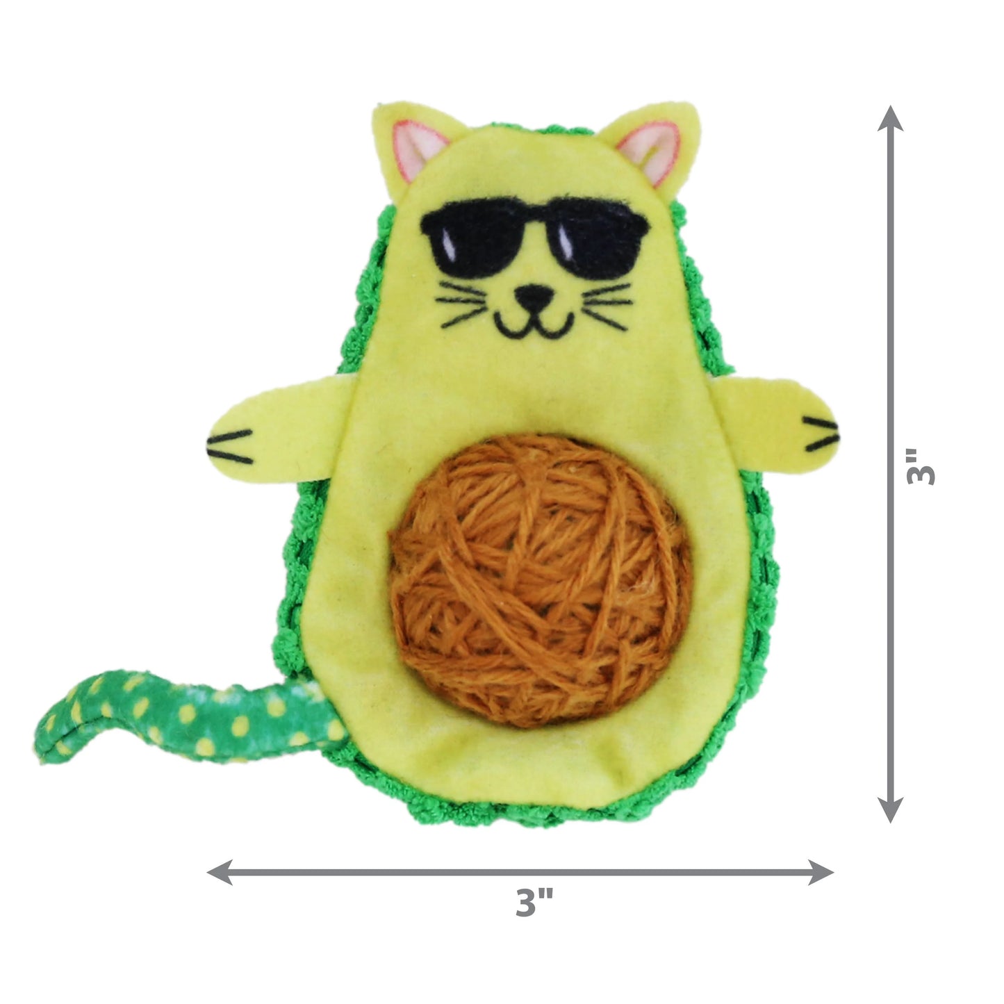 KONG Wrangler AvoCATo Cat Toy
