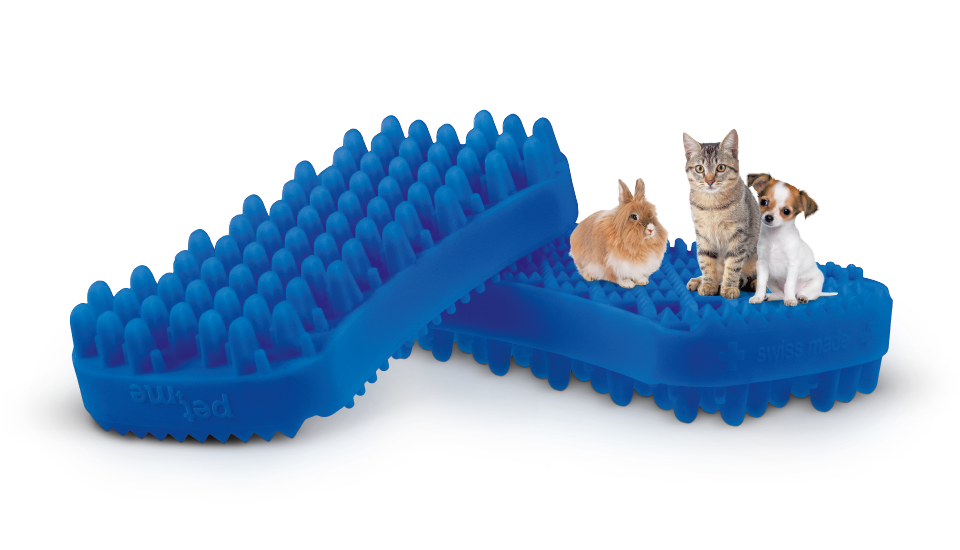 PET+ME Silicone Grooming Brush